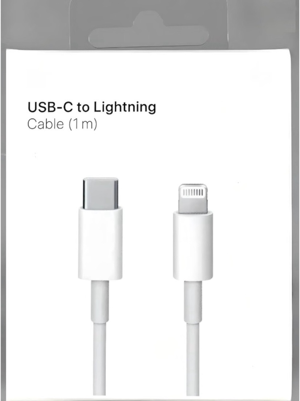 USB-C to Lightning Cable (1m) — White